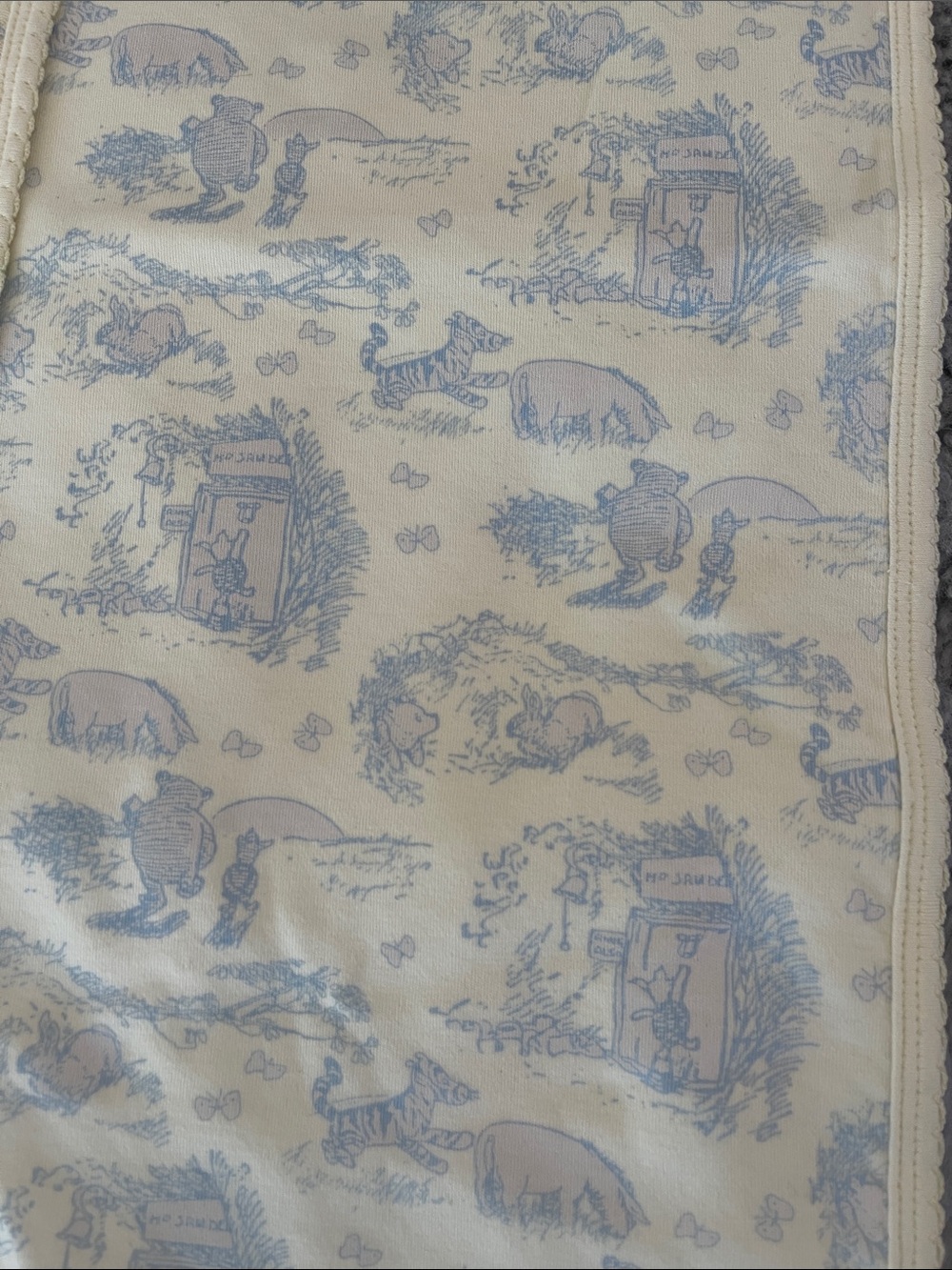 Vintage Walt Disney World Winnie The Pooh Baby Blanket - Picture 3 of 13